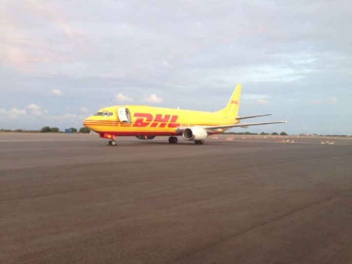 DHL Express dévoile son nouvel aéronef qui va desservir le réseau principal d’Afrique de l’ouest